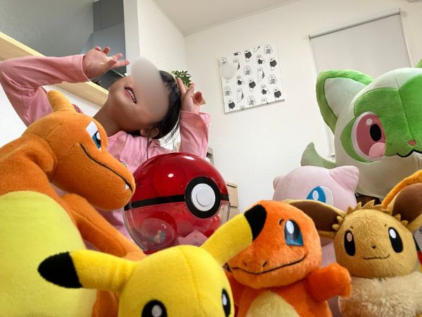 娘のポケモン好きを表す写真
